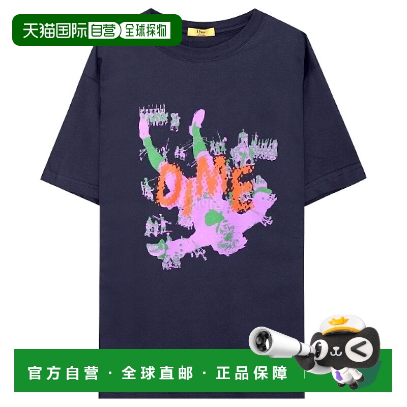 韩国直邮DIME Gulliver 通体印花纯棉T恤 DIMESP2323