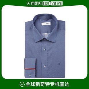 衬衫 dupont 男性衬衫 KJS 韩国直邮S.T.Dupont 圆点模式 薄衬衫