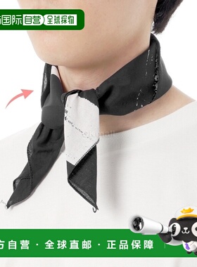 韩国直邮Engineered Garments 印花头巾 C - 黑色 - 条纹 (25S1H0