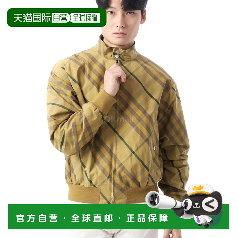 韩国直邮BURBERRY 格纹棉质飞行员夹克 (8081418) 夹克博柏利