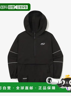 韩国直邮FILA Wheela 儿童连帽衫 KQC FK2WTG3201X-BLK 基本款连