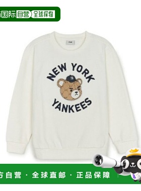 韩国直邮MLB MLBKids 长袖 Tee NQK 7AMTC0346-50IVS 纽约洋基队