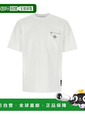 韩国直邮Fendi 短袖 T 恤 FY0936ARYRF0QA0 白色 DOM
