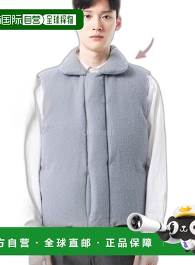 韩国直邮AURALEE 拉绒羊驼毛羽绒马甲 浅灰色 (A24AV02AS) 好的