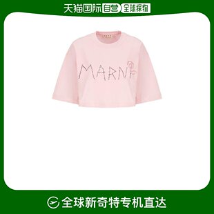 T恤女THJE0301S0 韩国直邮MARNI24SS短袖 UTC01700C16Pink