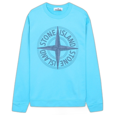 韩国直邮STONE ISLAND 65484 STITCHES 4 印花卫衣 男士