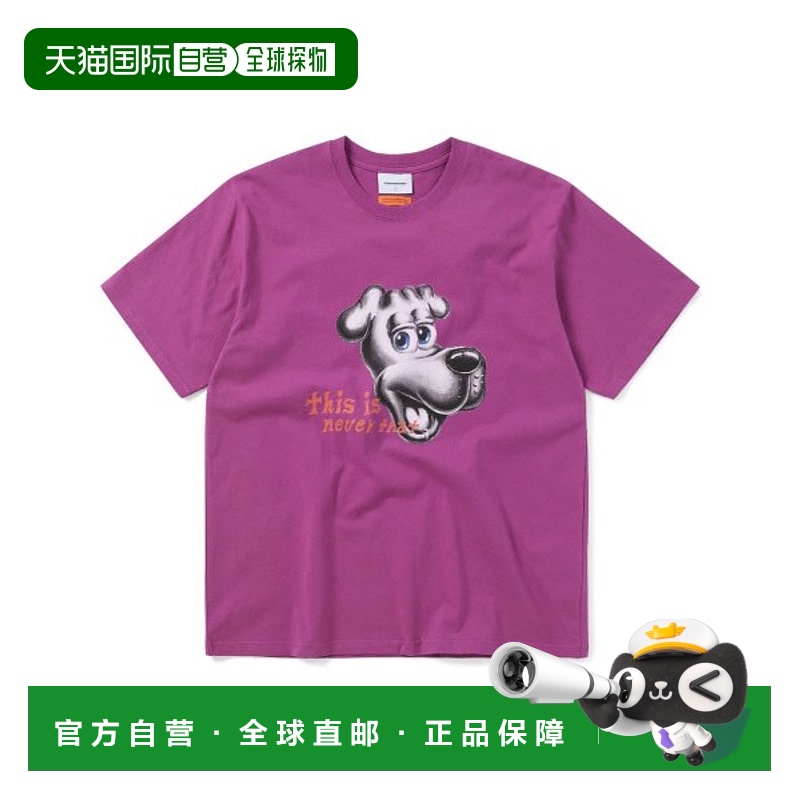 韩国直邮THISISNEVERTHAT T恤TNT Dog Tee Magenta TN231TTSST23M