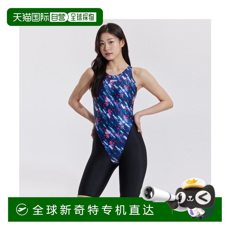 韩国直邮ARENA 连体泳衣A4SL1PL85BLK阿瑞娜