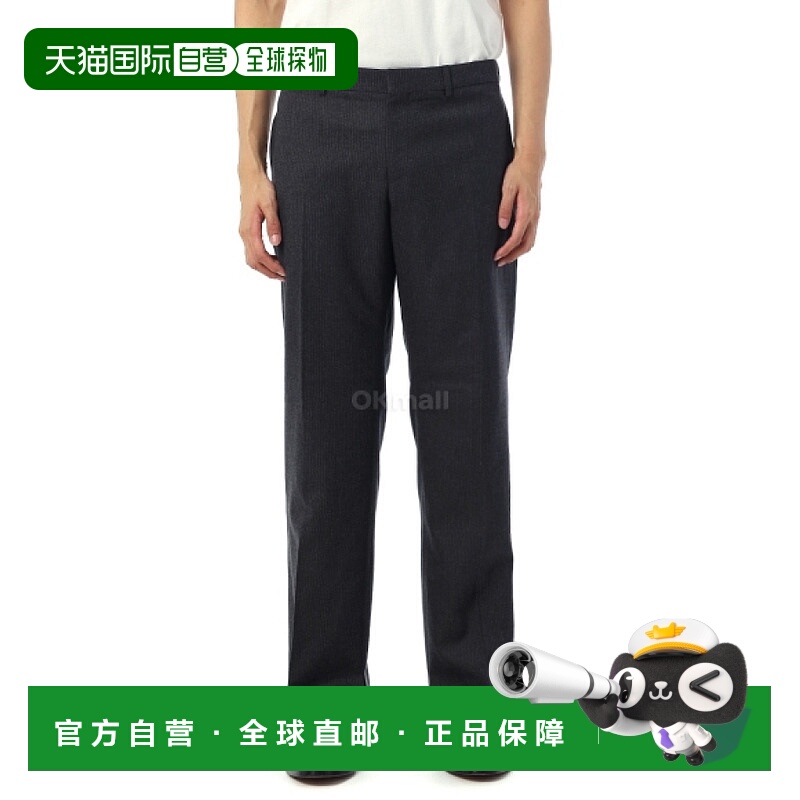 韩国直邮CELINE 条纹羊毛法兰绒长裤 (RP05J772W 08CR) 裤子