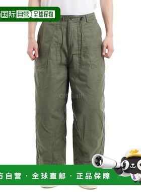 韩国直邮NEEDLES HD 疲劳裤 - 橄榄色 (QV153) 斜纹棉布裤新款
