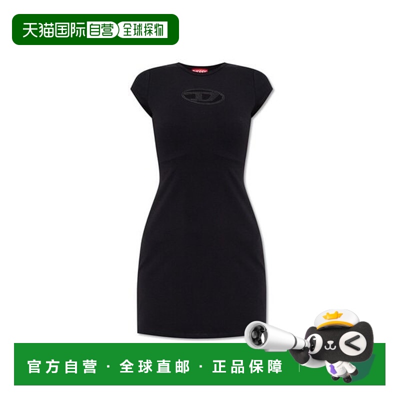 韩国直邮DIESEL Diesel D Angel 黑色短裙 A06270 0AFAA 9XXA