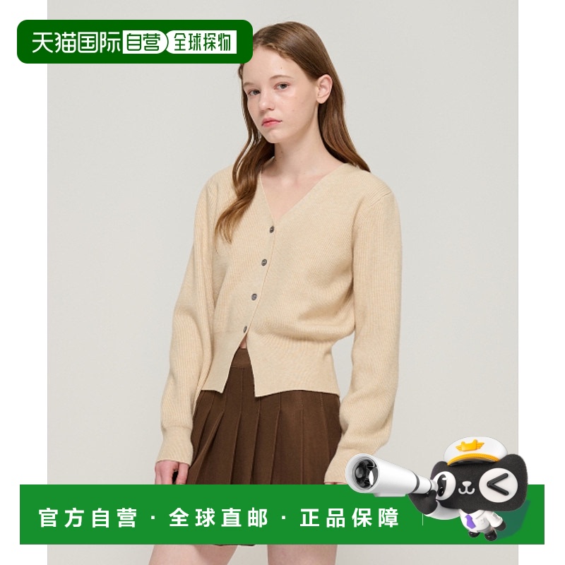 韩国直邮ROIDESROIS 女士毛针织衫RD24FD4203 ESSENTIAL Y-NECK RI