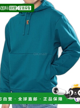 韩国直邮NIKE M NKCT DF FLC HERITAGE绿色拉链连帽衫DA5711-381