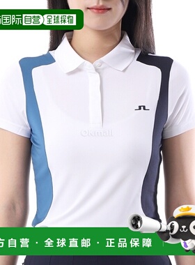 韩国直邮J.LINDEBERG Bea Polo (GWJT14162-0000) 短袖/无袖T恤