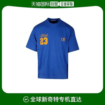 韩国直邮OFF WHITE24SS短袖T恤男OMAA120S24 JER008 4622 NAUTICA