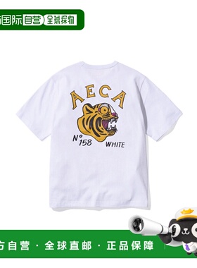 韩国直邮AECA WHITE 男士T恤AWCMSSBDTTSSO017A2WA TIGER HALF SL