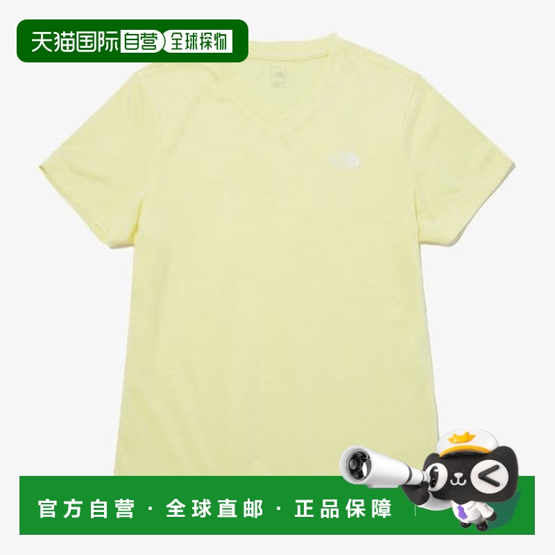 韩国直邮THE NORTH FACE 女士T恤 生态恢复V领 NT7UP31C