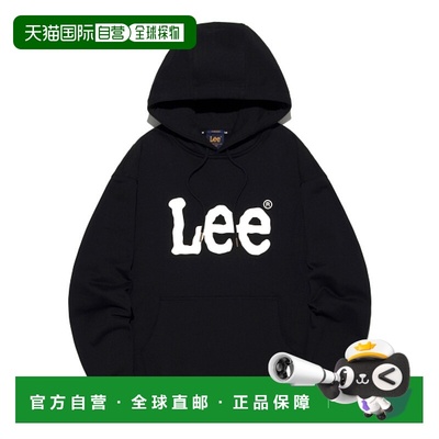 韩国直邮LEE正品美式复古新品男款卫衣LE2503HD01BK