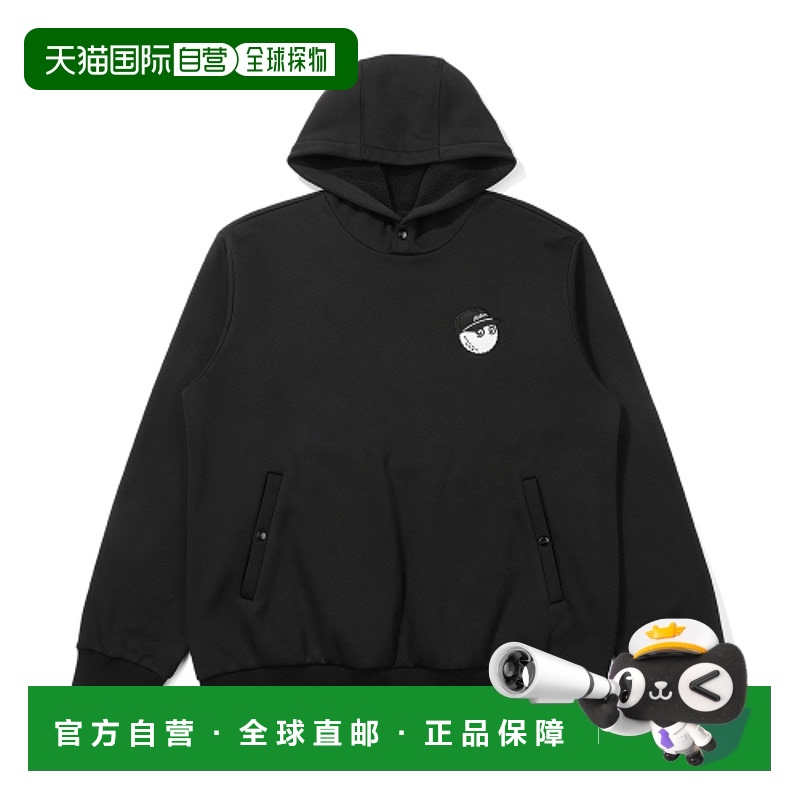 韩国直邮MALBON GOLF 男士连帽衫M4423PFS01BLK M Script lightwe