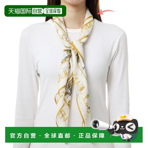 韩国直邮VERSACE 轮廓巴洛克真丝围巾 (78HA7H02 ZG353 G03) 围巾