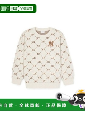 韩国直邮MLB MLBKids 长袖 Tee TQK 7AMTMD144-50CRD Diamante Mo