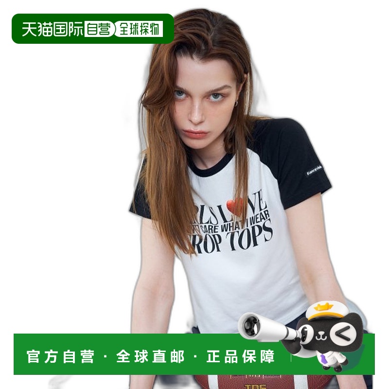 韩国直邮NASTY FANCY CLUB街头辣妹潮牌酷帅休闲时尚新款T恤F23QB