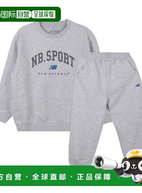 韩国直邮NEW BALANCE 徽标点式拉绒运动衫套装 NK9YFB411U-AA Tra