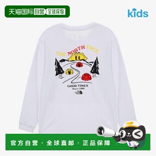 儿童人与人 FACE UQC NT7TR01T 韩国直邮THE 儿童野营长袖 NORTH