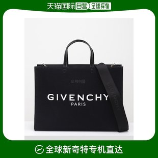 自营｜Givenchy纪梵希女士单肩包黑色字母logo徽标休闲简约时尚