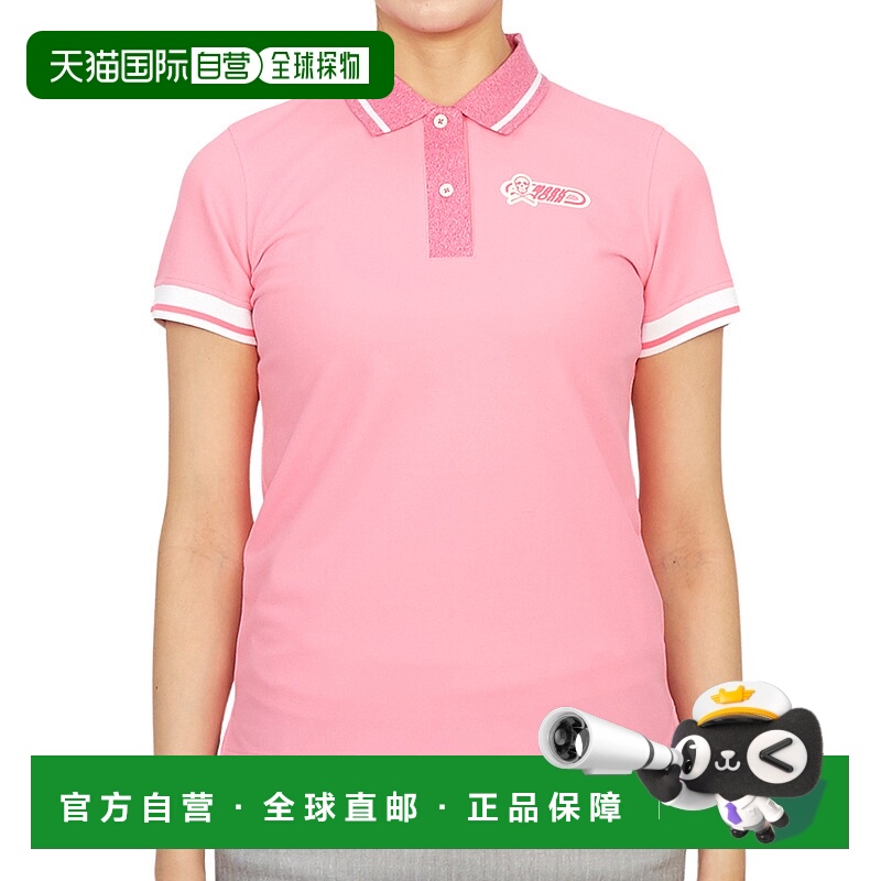 1h可退 韩国直邮MARK & LONA MLW 3B AP08 PINK 女士 半袖T恤衫