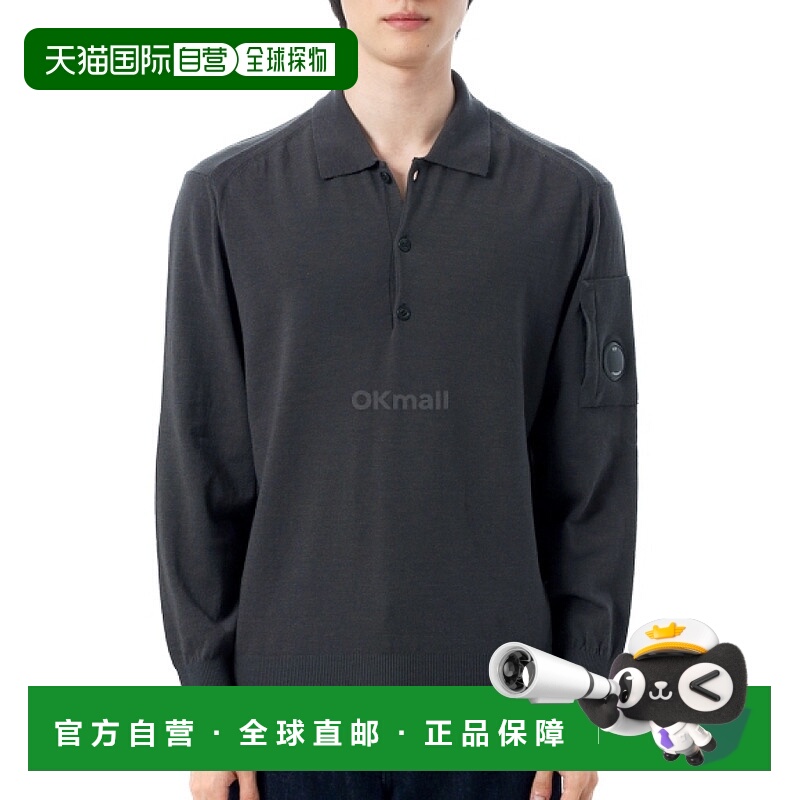 韩国直邮CP COMPANY 细美利奴羊毛 Polo 衫 (19CMKN038A 005528A