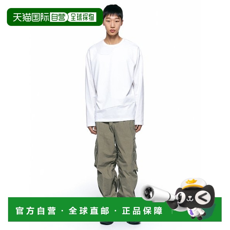 韩国直邮INSILENCE设计师款通用日常休闲宽松时尚裤子IM2C4PT05OL