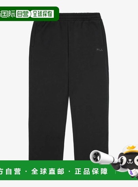 韩国直邮FILA Whella Uni 基本直筒裤 FS2FPG3101X-BLK