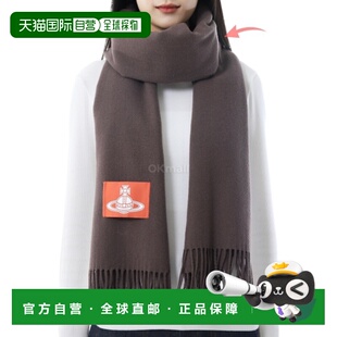 韩国直邮Vivienne Westwood西太后土星ORB流苏羊毛围巾8103013J