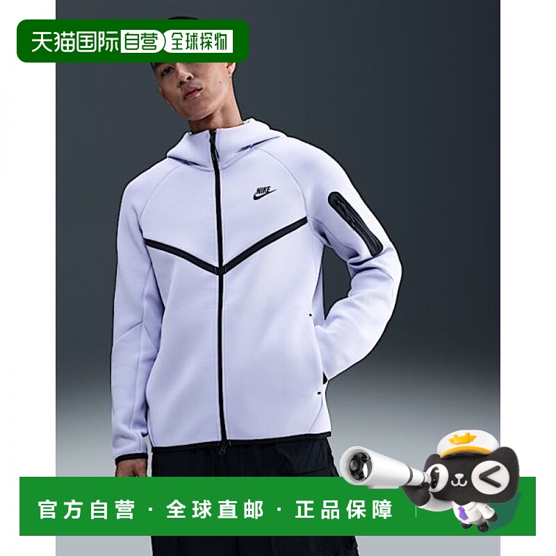 韩国直邮NIKE {仅限店内｝NIKE Tech 男子全拉链 Windrunner 连帽