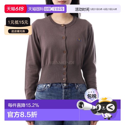 韩国直邮Vivienne Westwood BEA 短款开衫 (1803002U Y001V D408)
