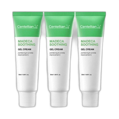 韩国直邮Centellian24森特莲活力舒缓凝胶面霜50ml*3瓶爽肤敏感肌