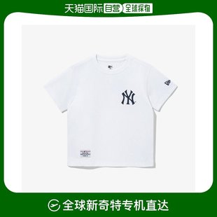 KIDS 纽约洋基队系列 NEW ERA T恤 白色 韩国直邮NEWERA