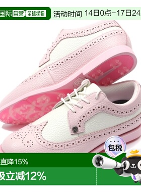 韩国直邮GFORE高尔夫运动球鞋女款粉色系带时尚休闲g4la23ef11