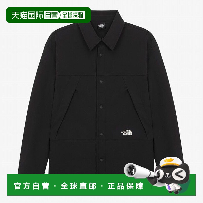 韩国直邮北面THE NORTH FACE Logo宽松单排扣长袖衬衫 男款