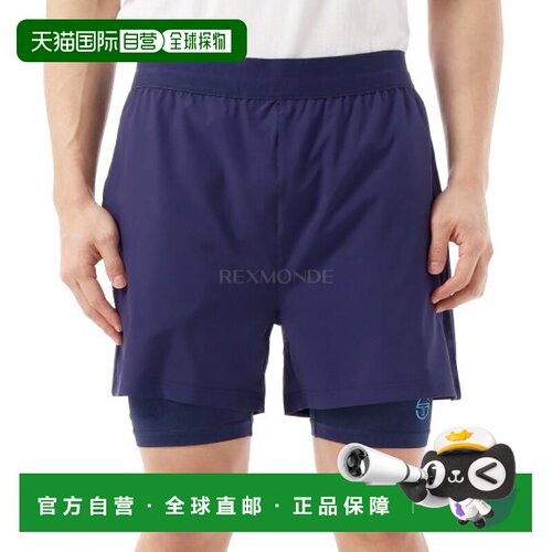 韩国直邮Sergio Tacchini ELIO 网球短裤 (STS25M51074-ECLIPSE)