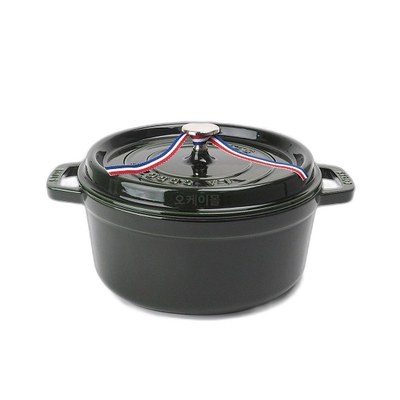 韩国直邮staub Cocotte ronde 24 厘米罗勒 (40509-356-0) 锅/平