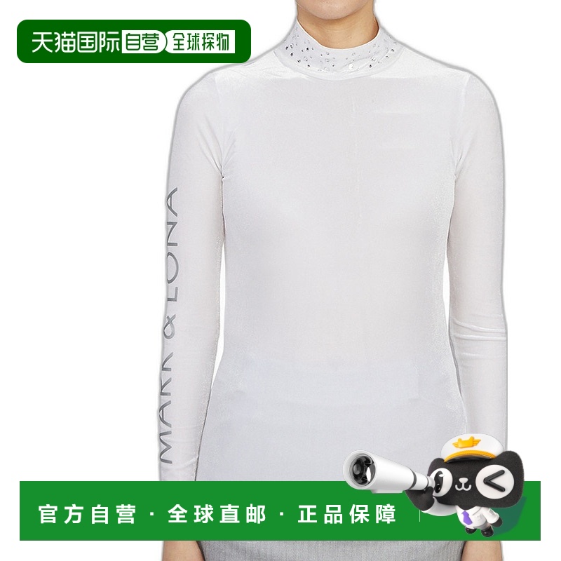 1h可退 韩国直邮MARK & LONA MLW 2D AU05 WHITE 女士 高尔夫长袖