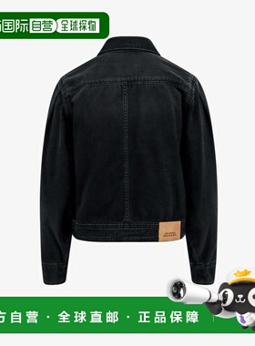 韩国直邮Isabel Marant 牛仔夹克 VE0185FAB1H06I01BK 黑色 DOM