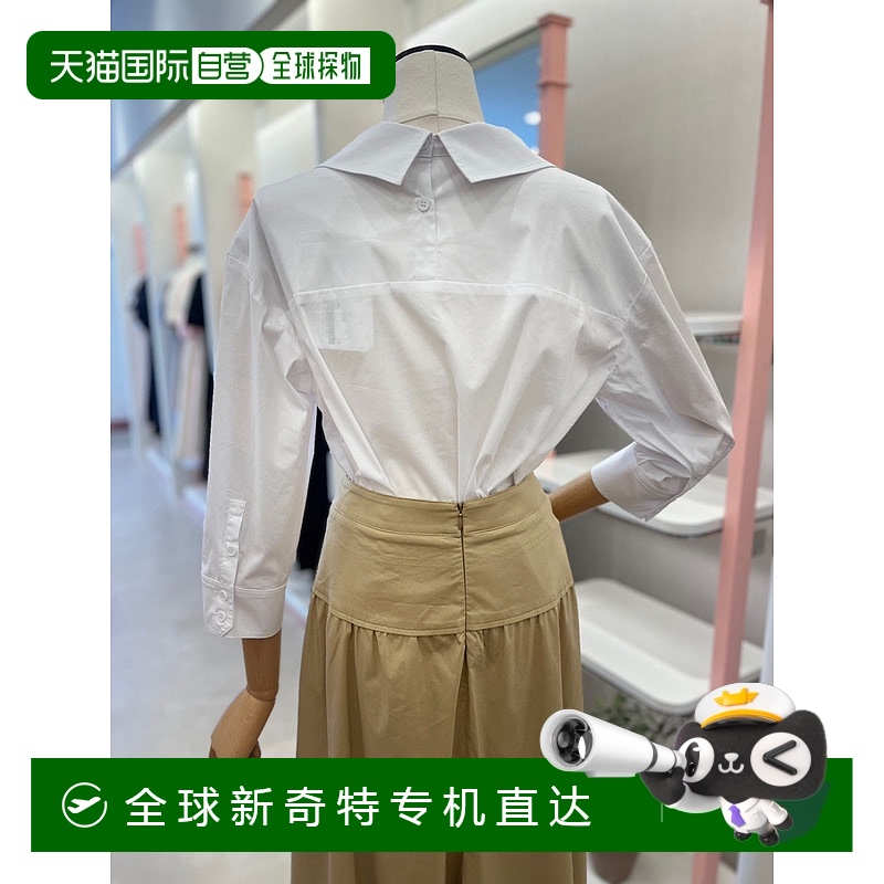 韩国直邮[ITMISHA] 女款七分袖口袋衬衫（ITO5YBL800）