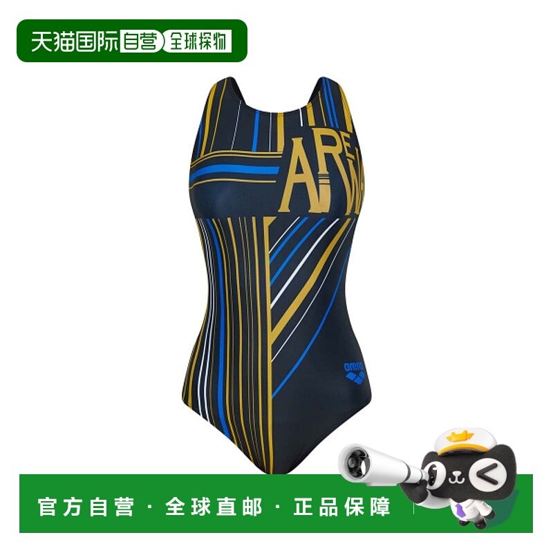 韩国直邮ARENA 连体泳衣A4BL1LO02BLK阿瑞娜