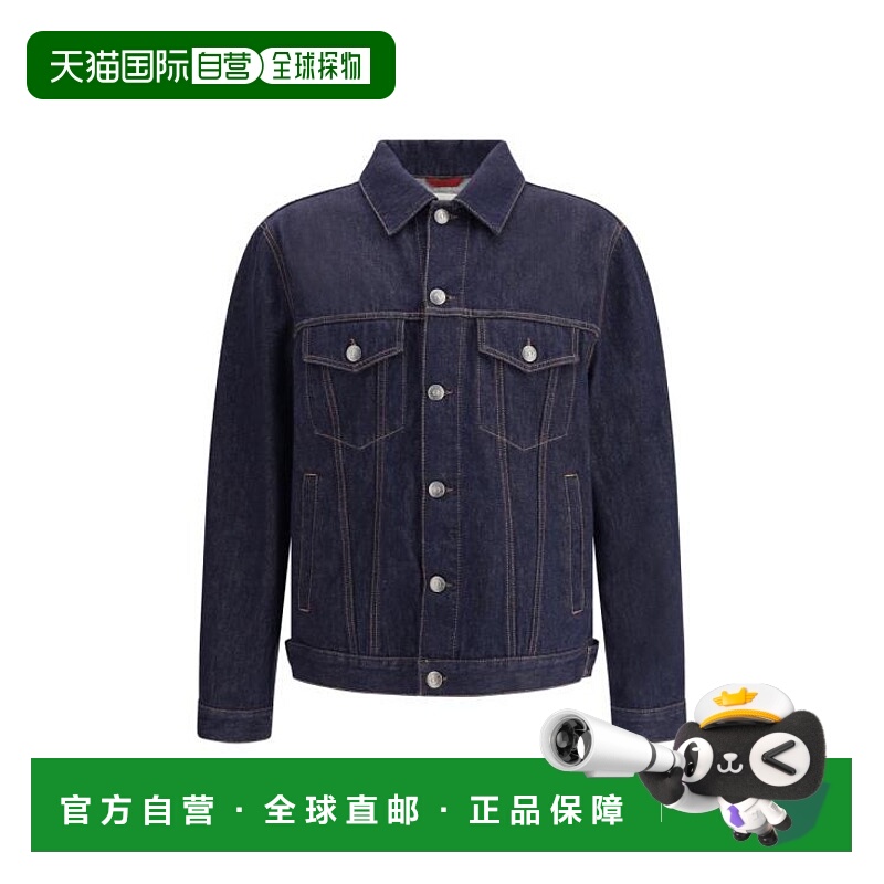 韩国直邮Brunello Cucinelli 牛仔夹克 M233P6909C9014 深色牛仔