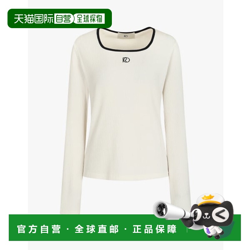 韩国直邮JJ JIGOTT 彩色方领罗纹T恤 GN9P0TSR2