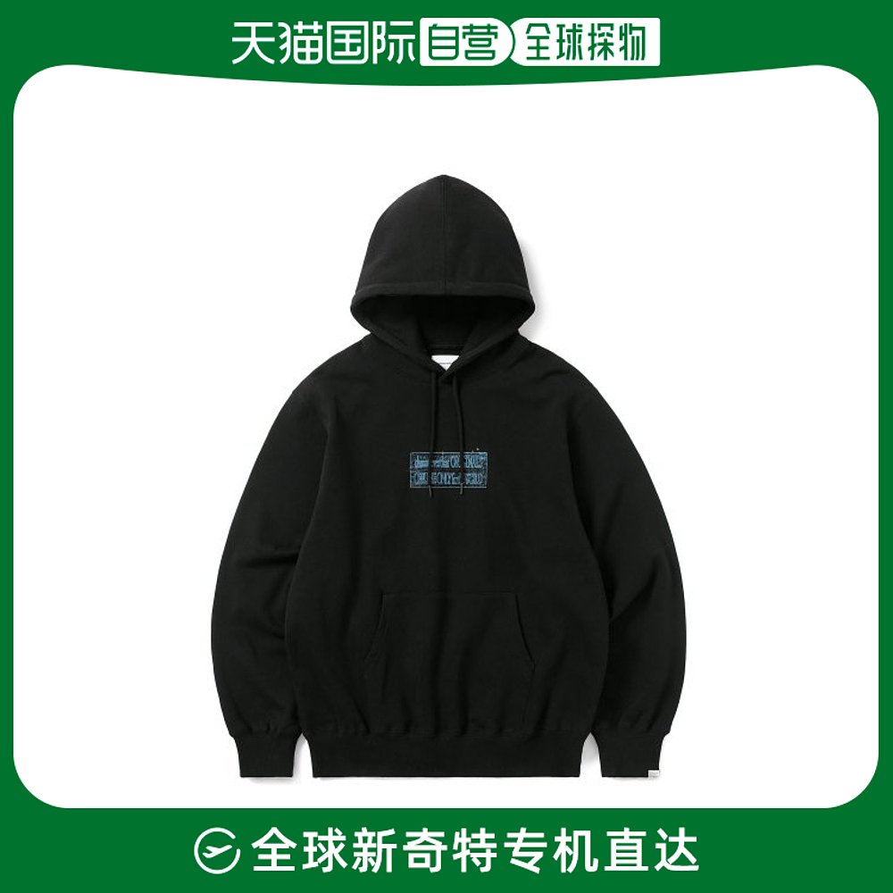 韩国直邮THISISNEVERTHAT连帽衫Mural Hoodie BlackTN223TSWHO10