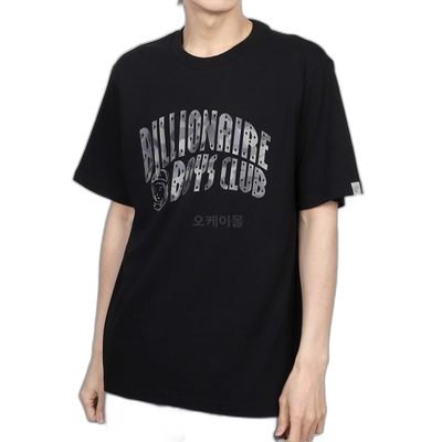 韩国直邮Billionaire Boys Club潮流T恤黑色宽松短袖圆领透气运动